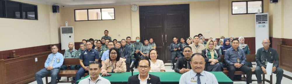 Pembinaan Direktur Jenderal Badan Peradilan Militer dan Peradilan Tata Usaha Negara (Dirjen Badilmiltun) secara daring